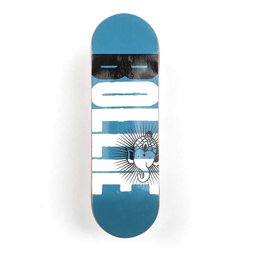 Fingerboard Deck Bollie Logo New blue 32mm