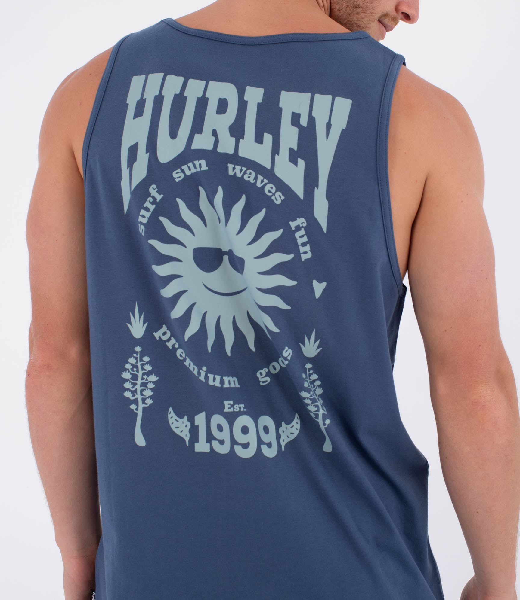 T-Shirt ärmellos Hurley Printing press fomo