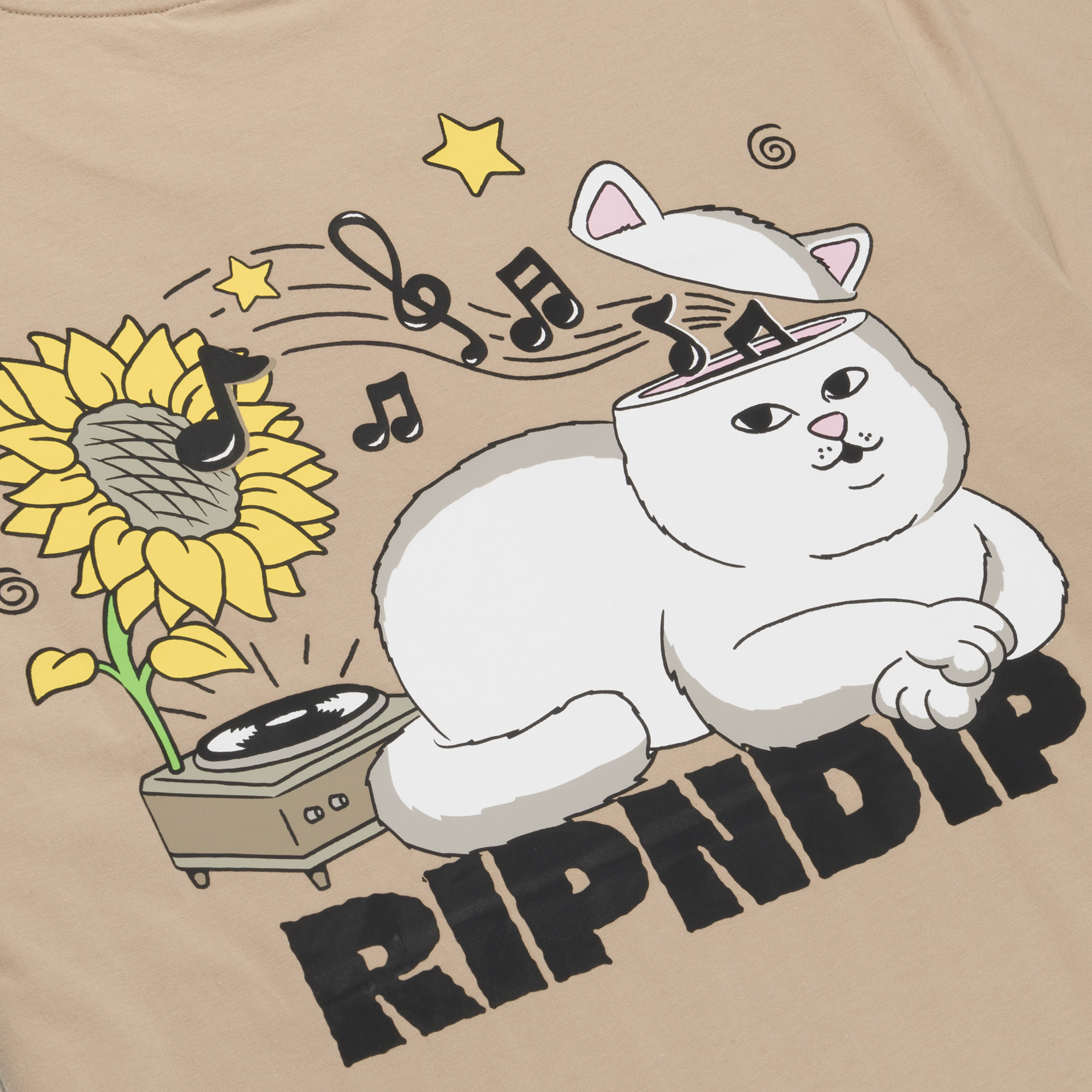 T-Shirt kurzarm, RipnDip, No Music no Life