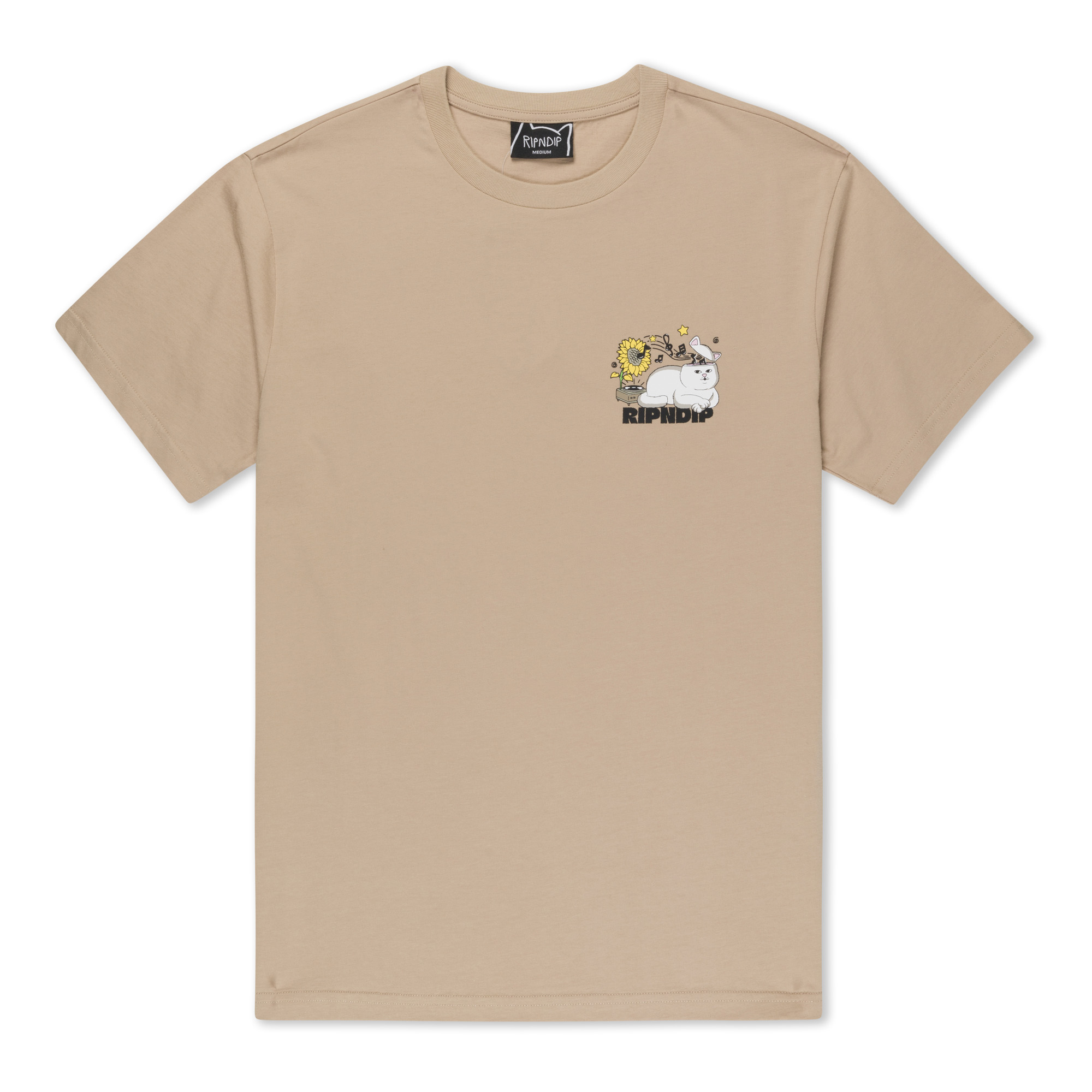 T-Shirt kurzarm, RipnDip, No Music no Life