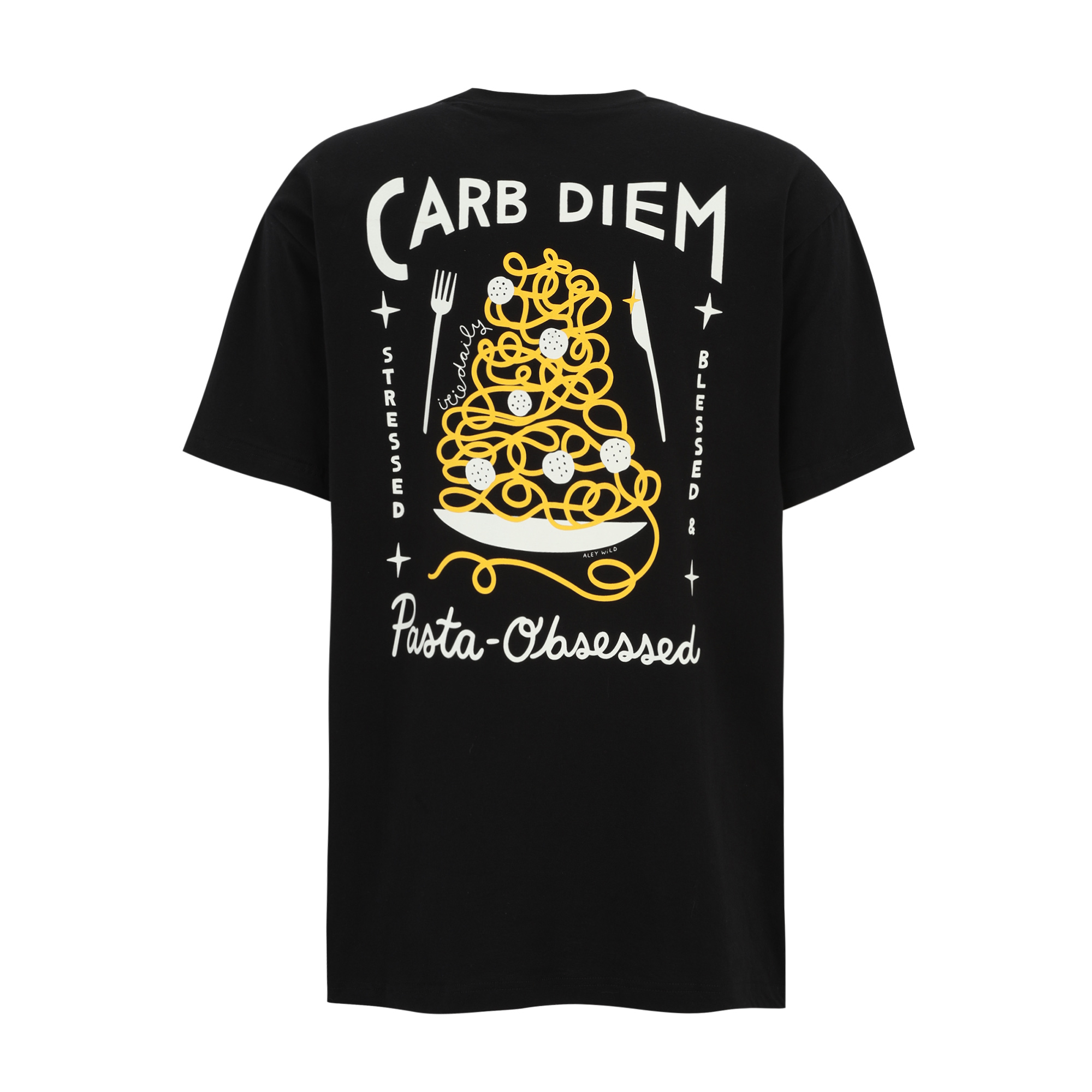 T-Shirt kurzarm, Iriedaily, Pasta Obsessed