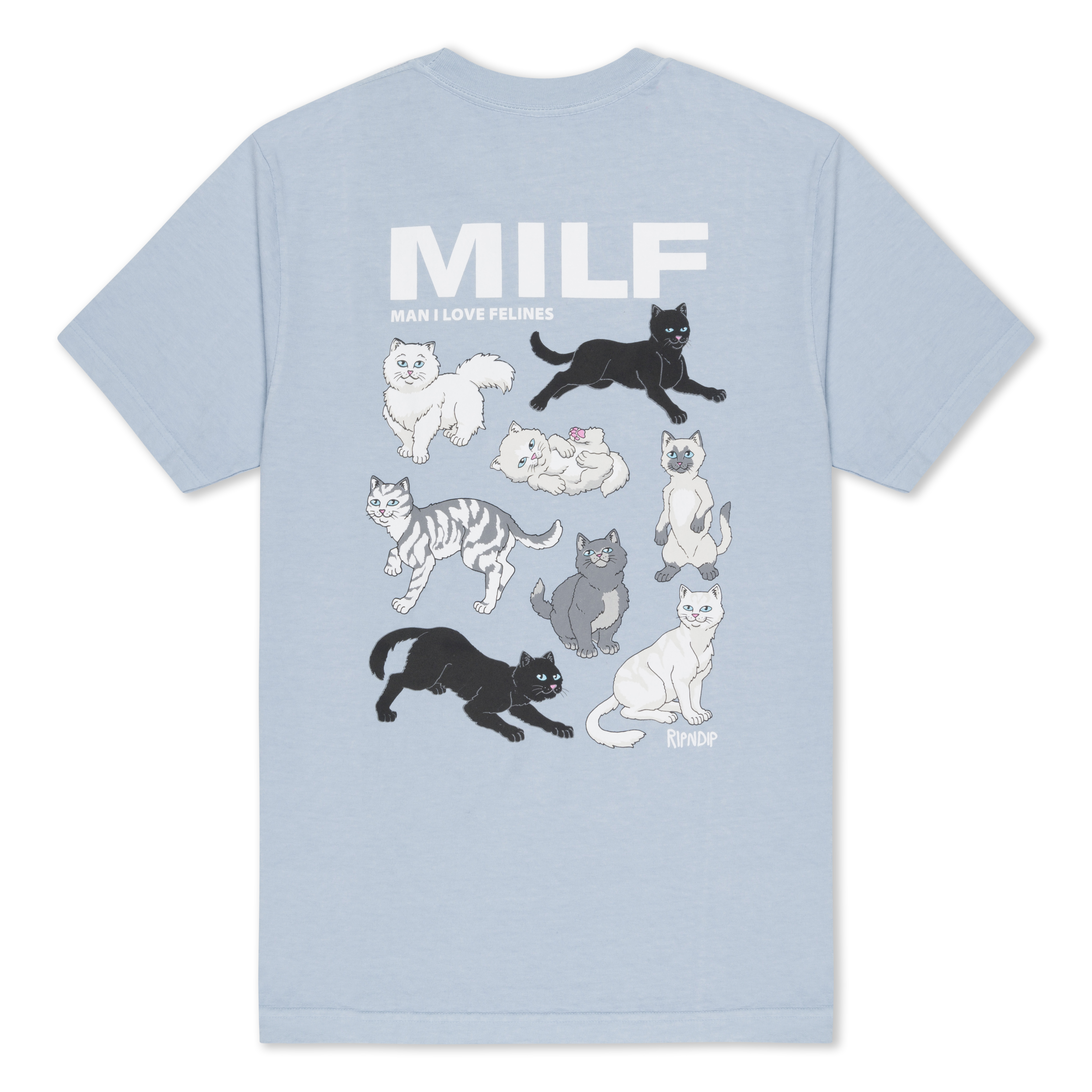 T-Shirt kurzarm, RipnDip, Man i love Felines