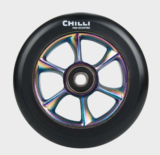 Rolle Chilli Wheel Turbo 110mm black/rainbow