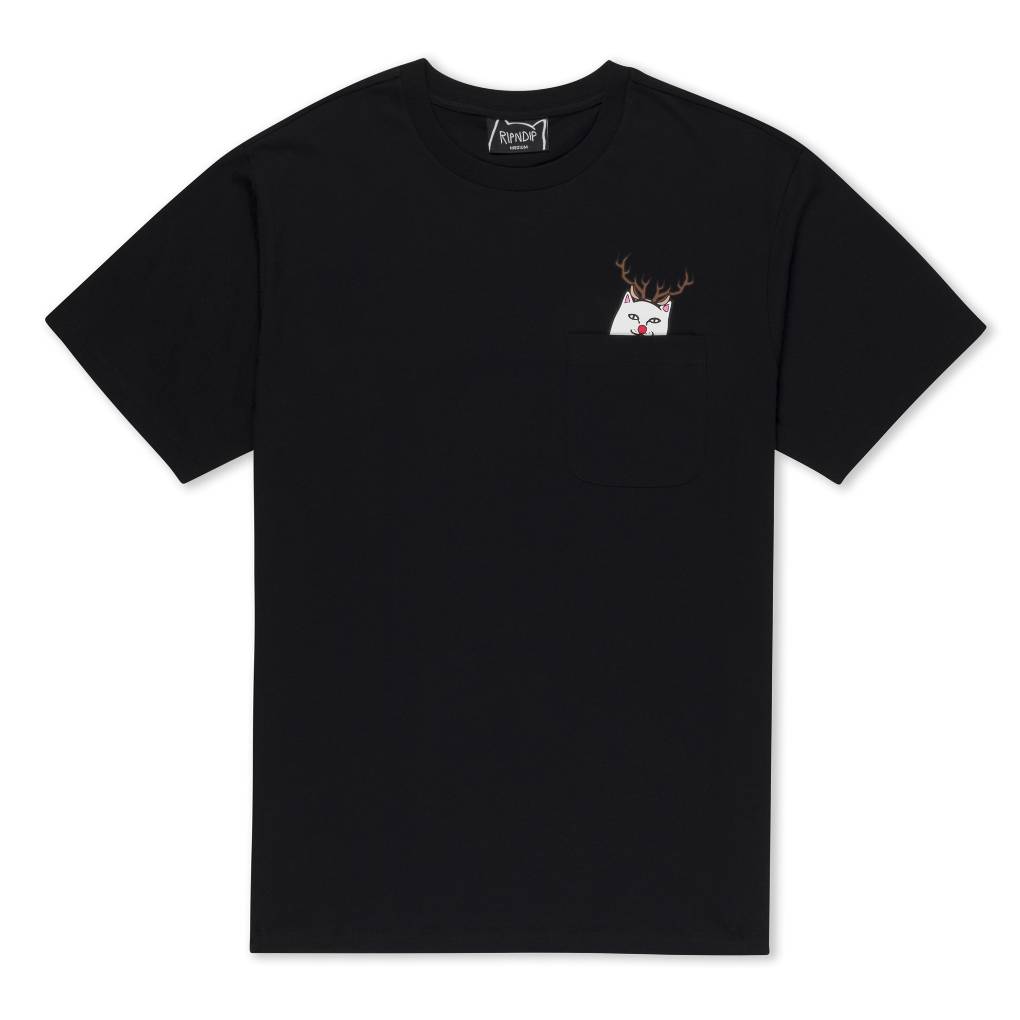 T-Shirt kurzarm, RipnDip, Red Nose Pocket