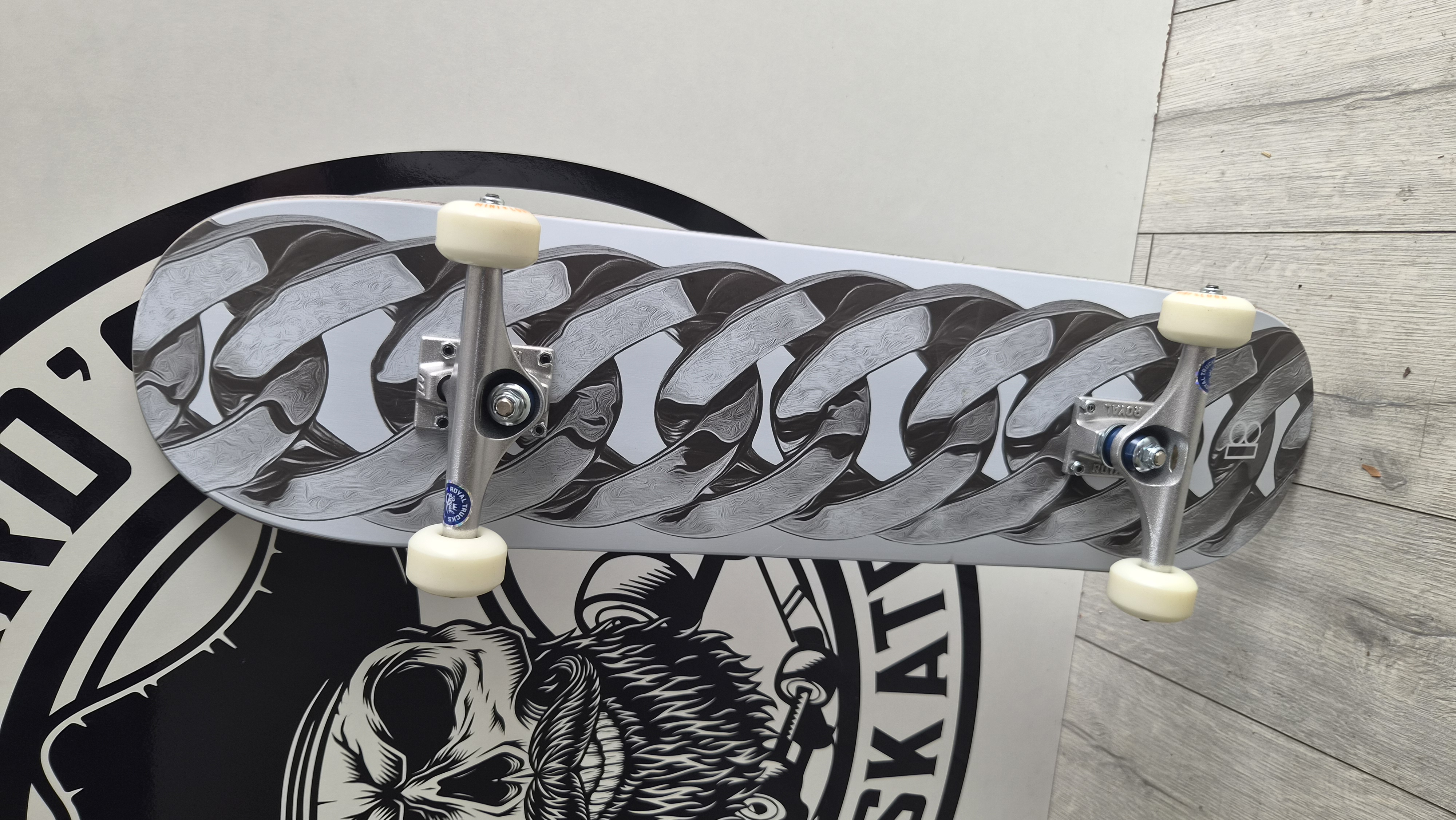 Deck Plan B Chain Silver 8.0"x31.75" COMPLETE