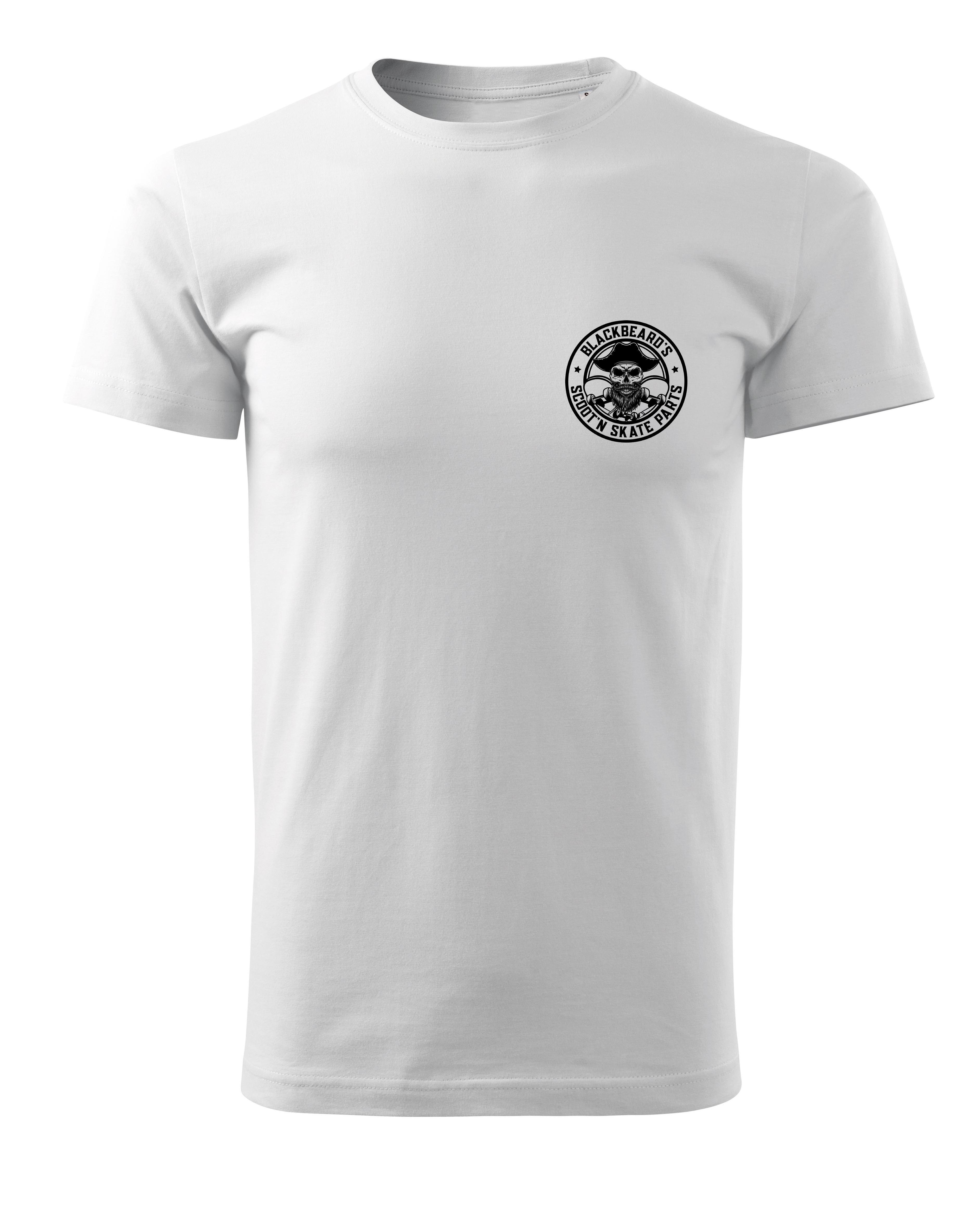 T-Shirt kurzarm, Blackbeard, Backprint