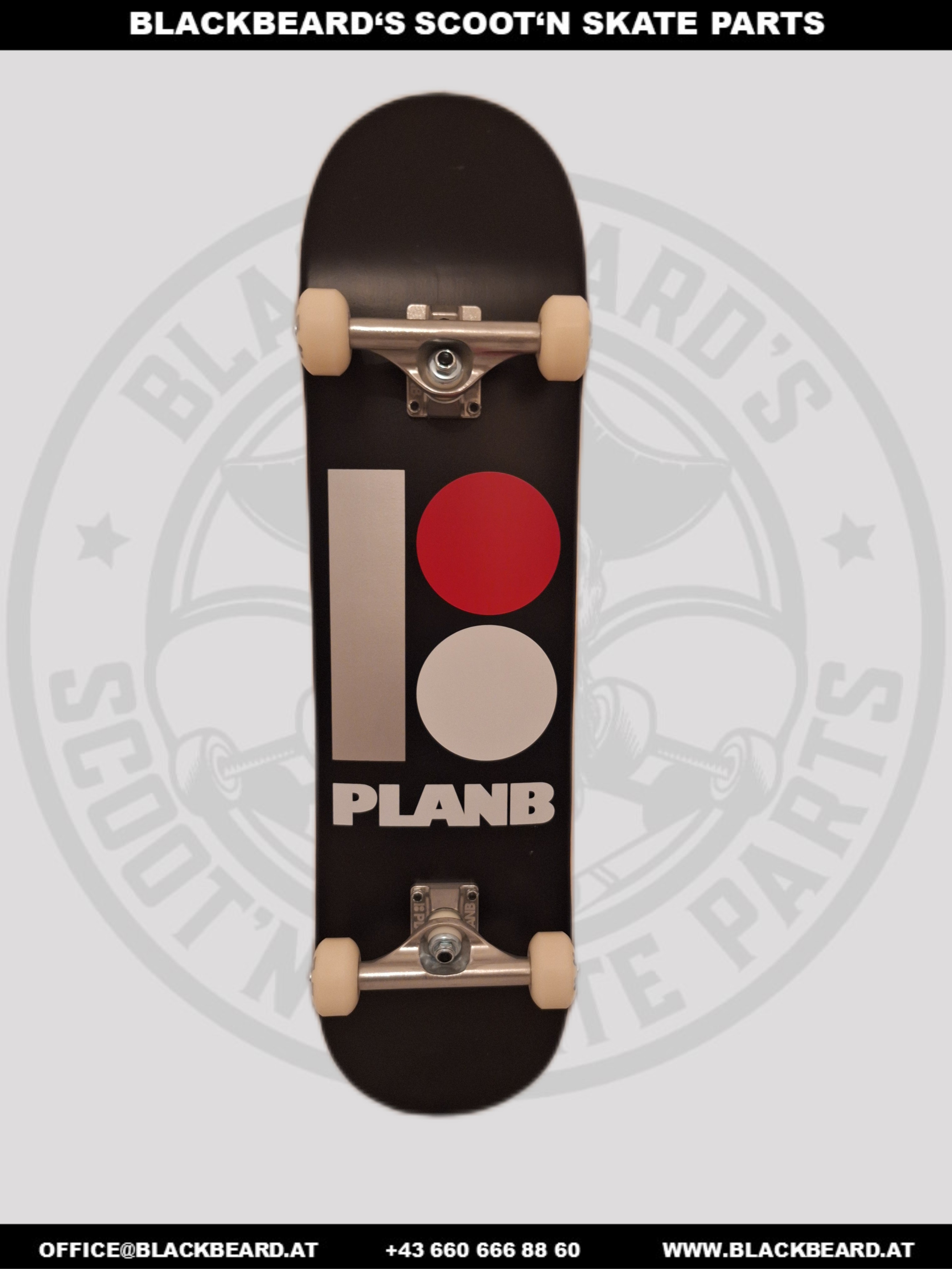 Skateboard komplett, Plan B Original, 8.0"x31.85"