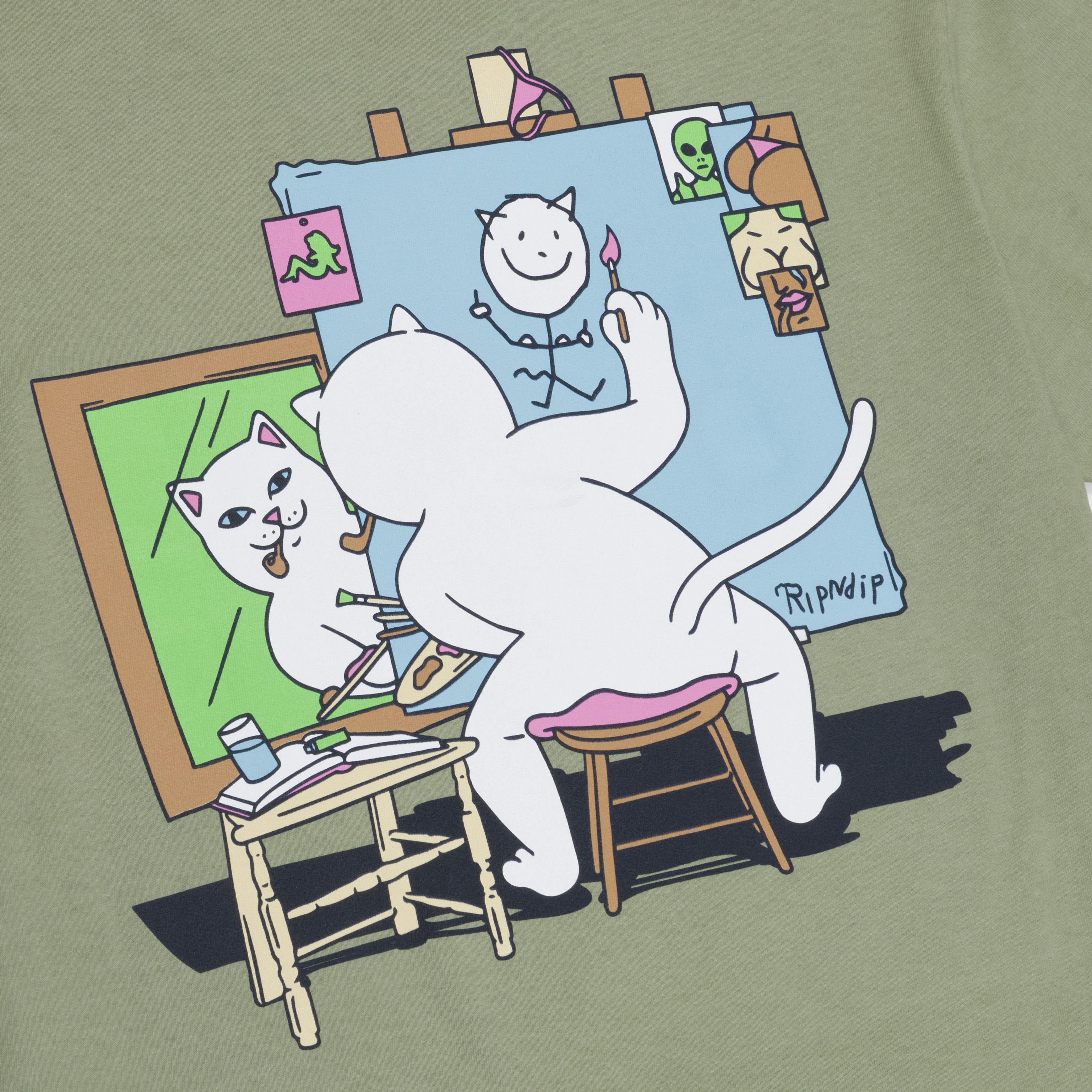 T-Shirt kurzarm, RipnDip, Nerman Rockwell