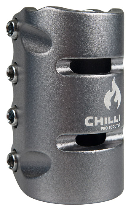 Lenkerklemme Chilli Clamp SCS - 4 bolt, grau