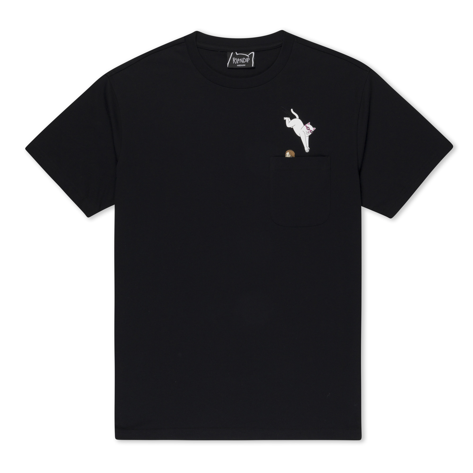 T-Shirt kurzarm, RipnDip, Jumpin In Pocket