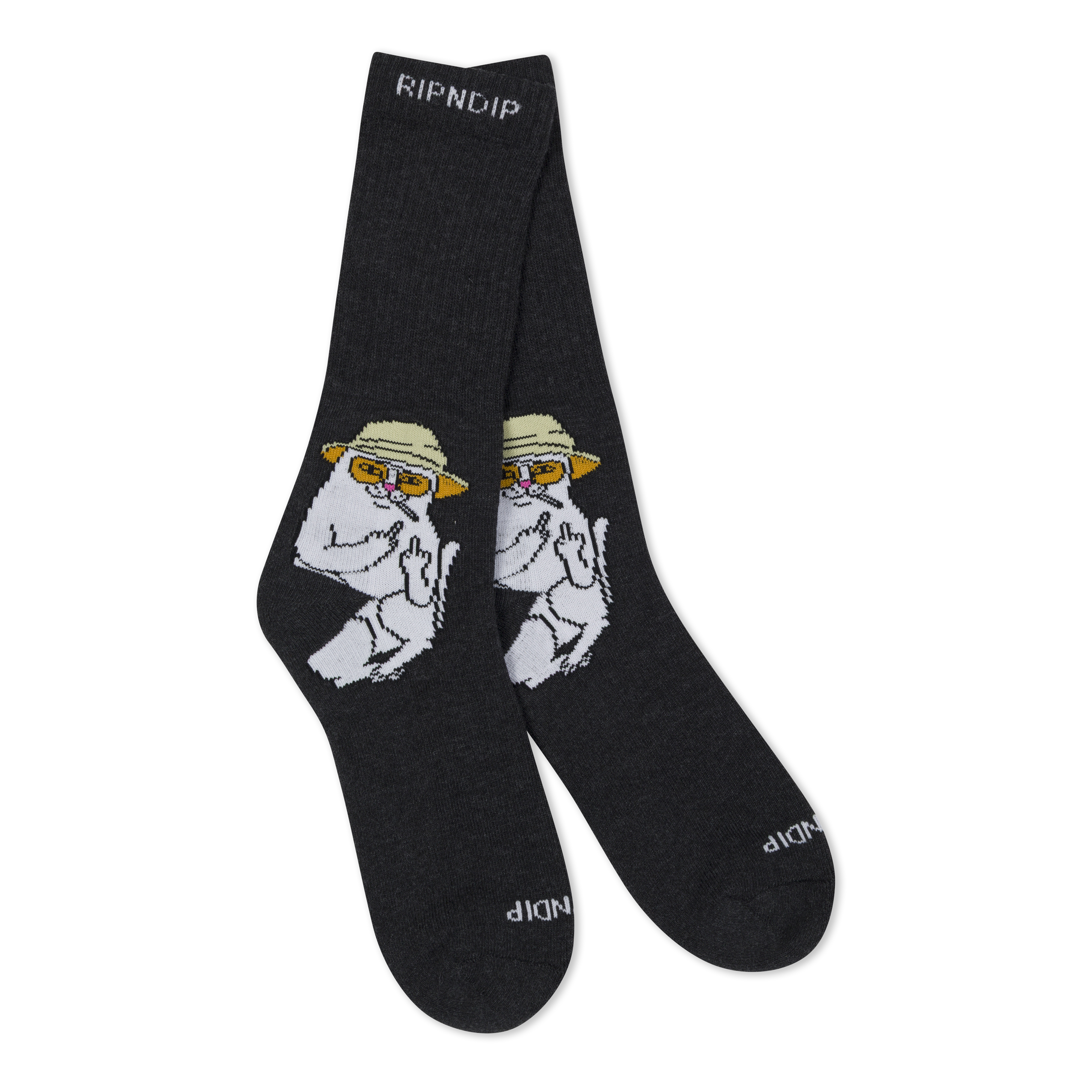 Socken RipnDip Nermal S Thompson black heather