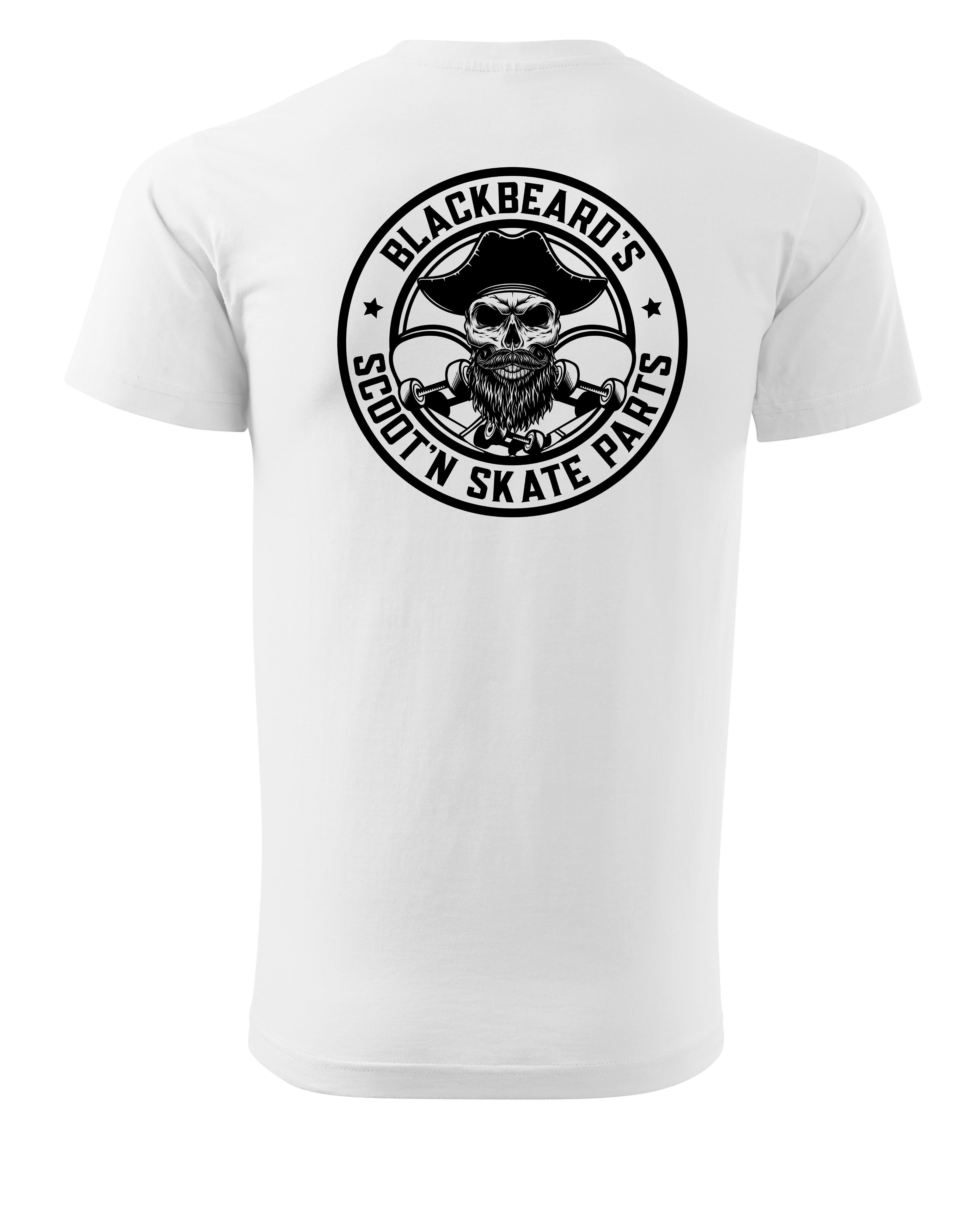 T-Shirt kurzarm, Blackbeard, Backprint