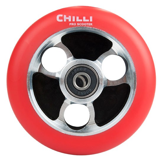 Rolle Chilli Wheel 100mm red/black - parabol