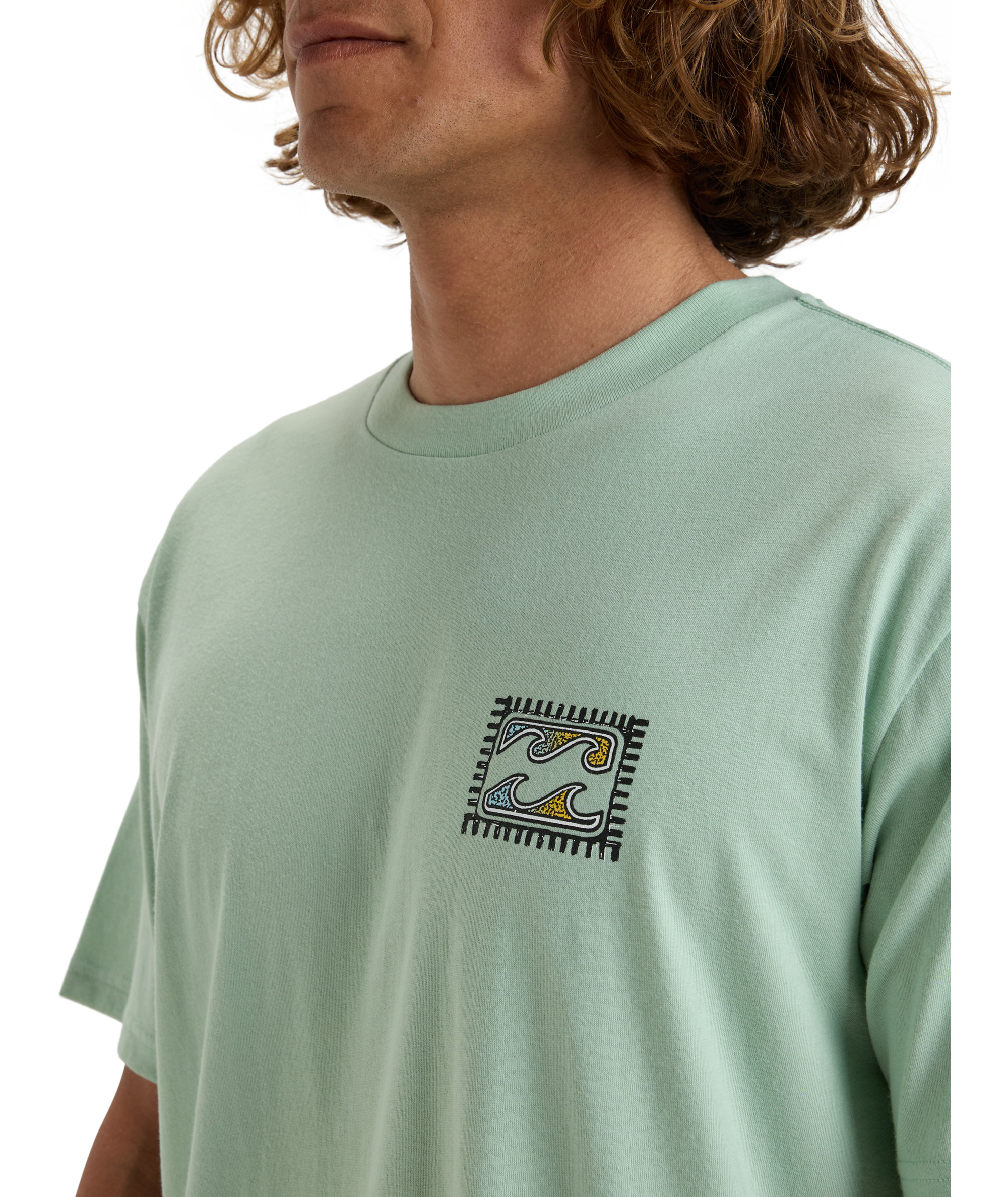 T-Shirt kurzarm, Billabong, Crayon Wave T-Shirt kurzarm, Billabong, Crayon Wave