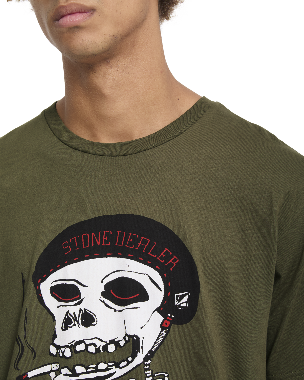 T-Shirt kurzarm Volcom Pierbike wintermoss L
