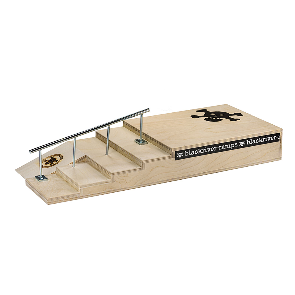 Ramp Stairset New silbernes Rundrail