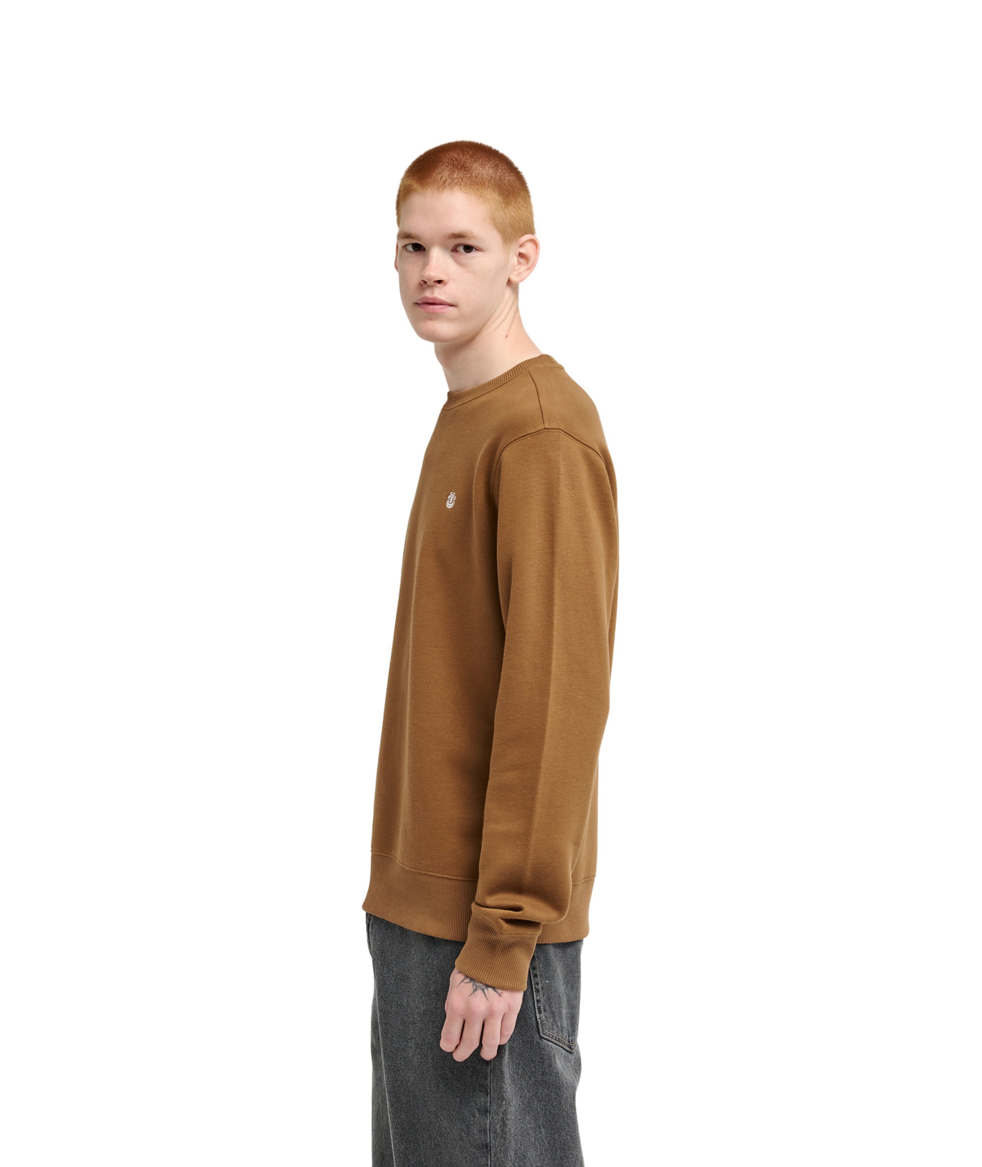 Pullover Element Icon Embroidery sepia XL
