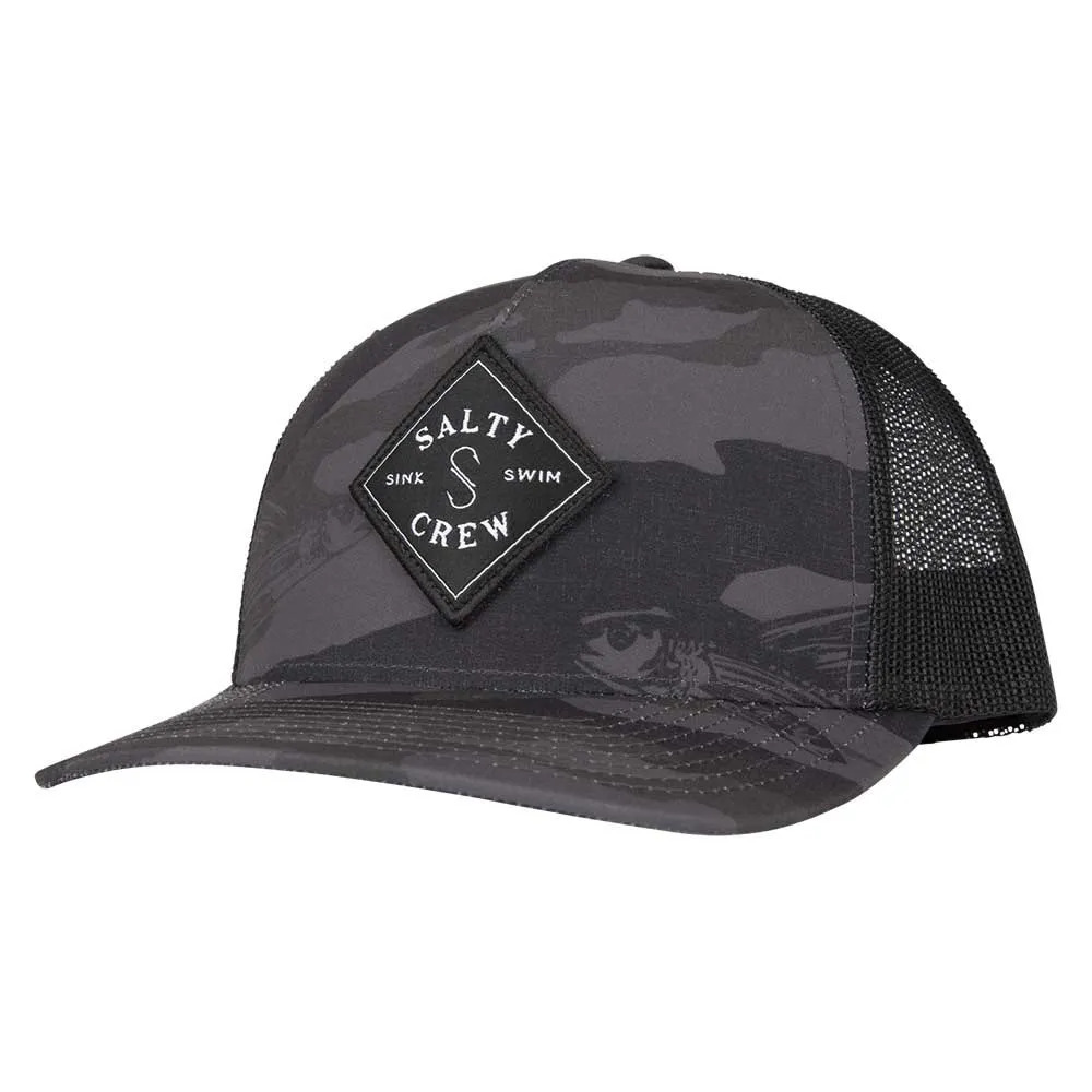 Kappe, Salty Crew, Sealine Retro Trucker, black camo