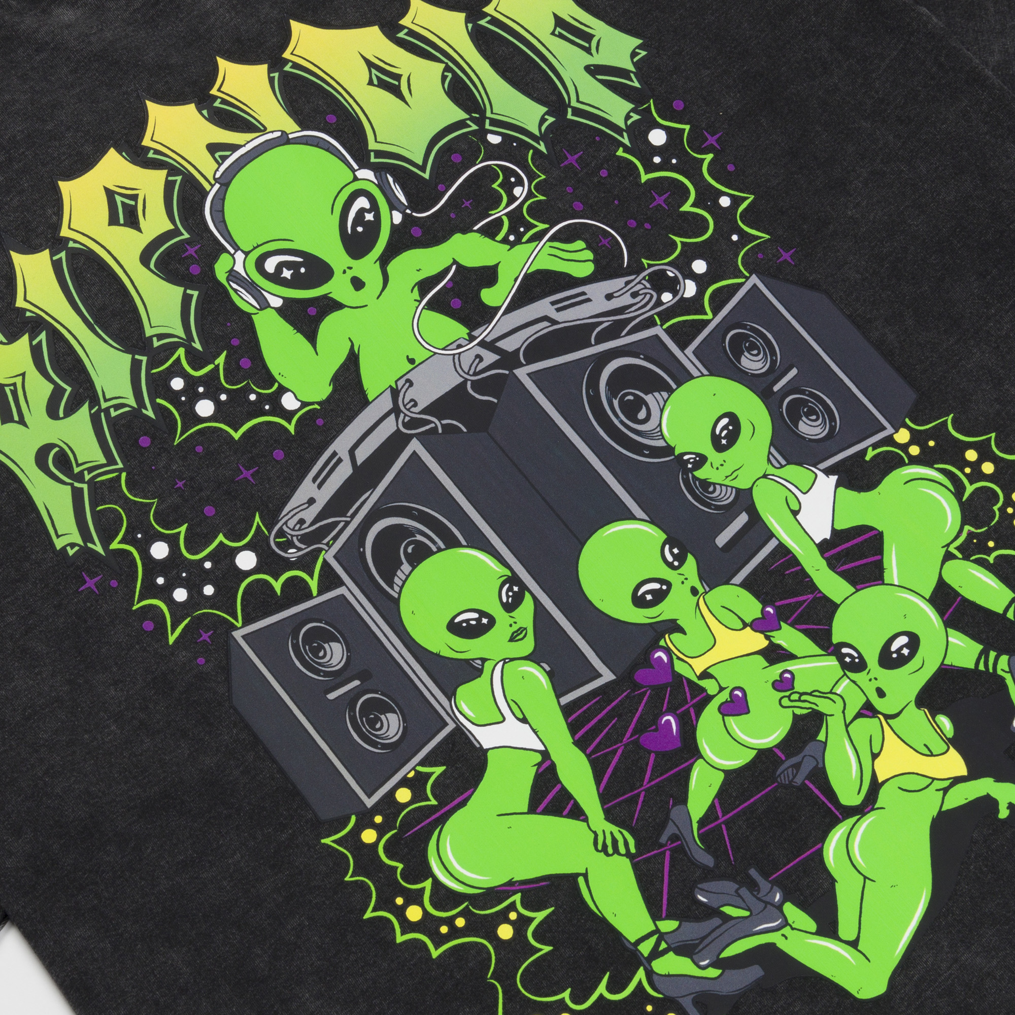 T-Shirt kurzarm, RipnDip, Galactic Dance Floor
