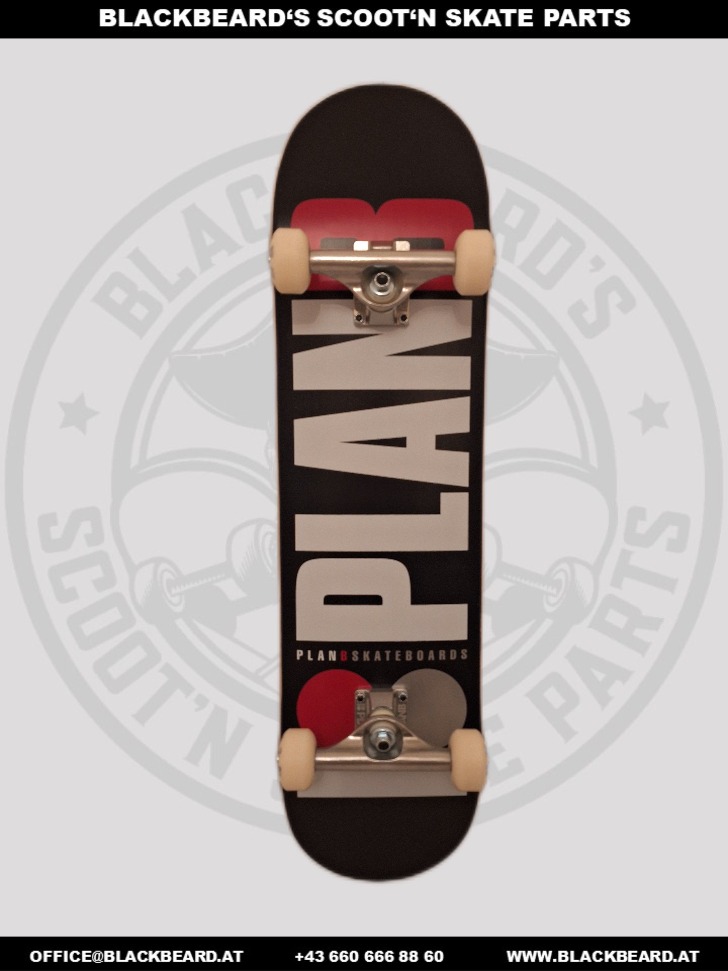 Skateboard komplett, Plan B Team, 8.0"x31.85"