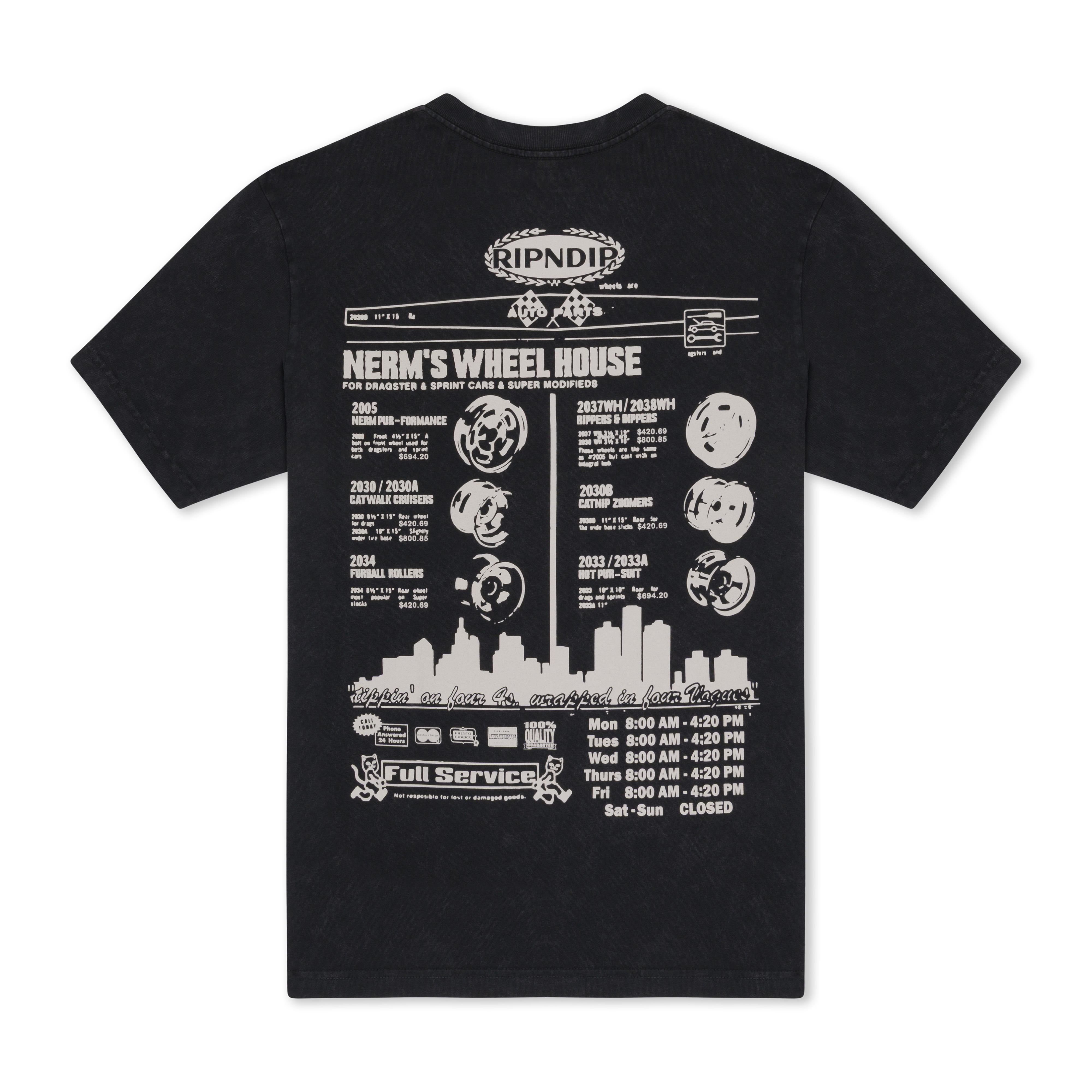 T-Shirt kurzarm, RipnDip, Nerm Wheels
