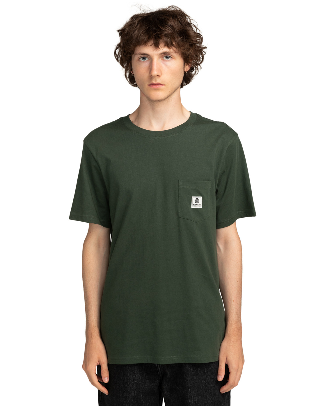 T-Shirt kurzarm, Element, Basic Pocket Label