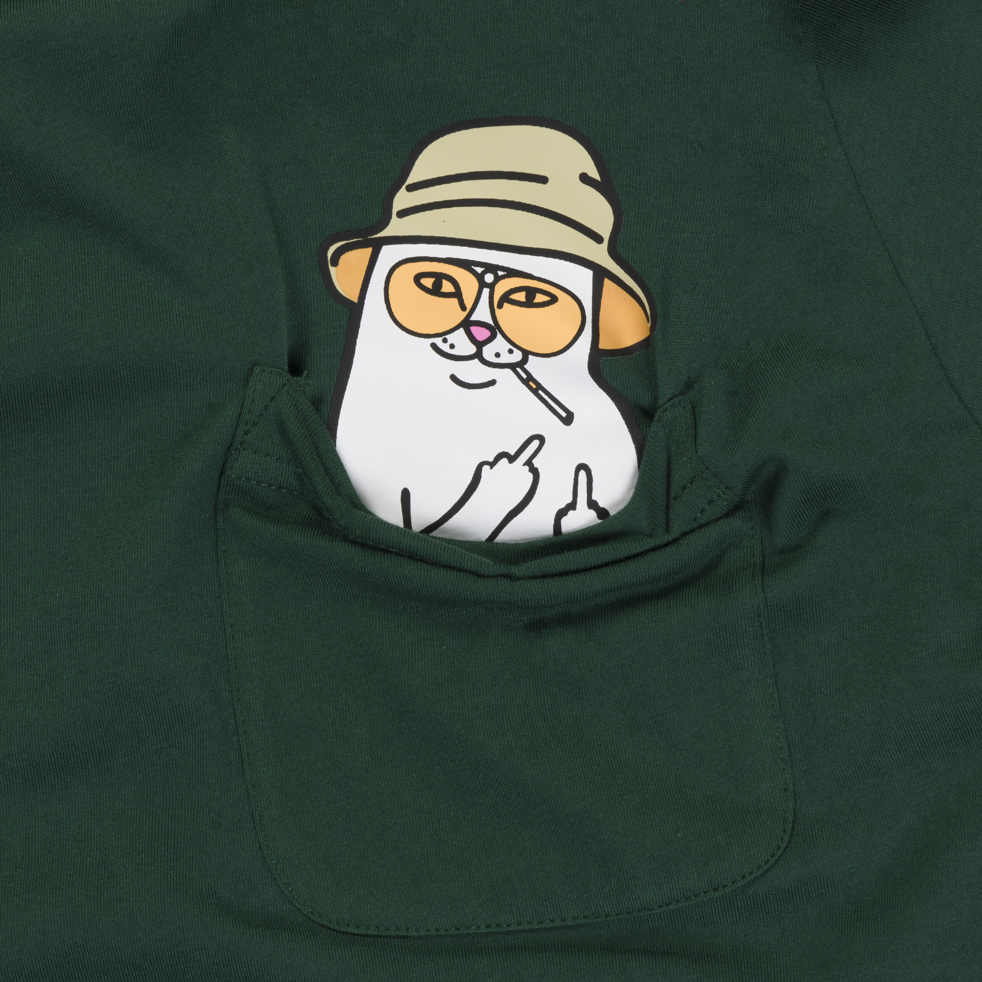 T-Shirt kurzarm, RipnDip, Nermal S Thompson Pocket