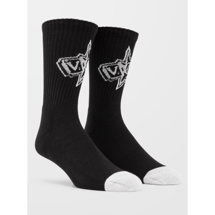 Socken, Volcom, V Ent Noa Deanie Sock, schwarz Socken, Volcom, V Ent Noa Deanie Sock, schwarz