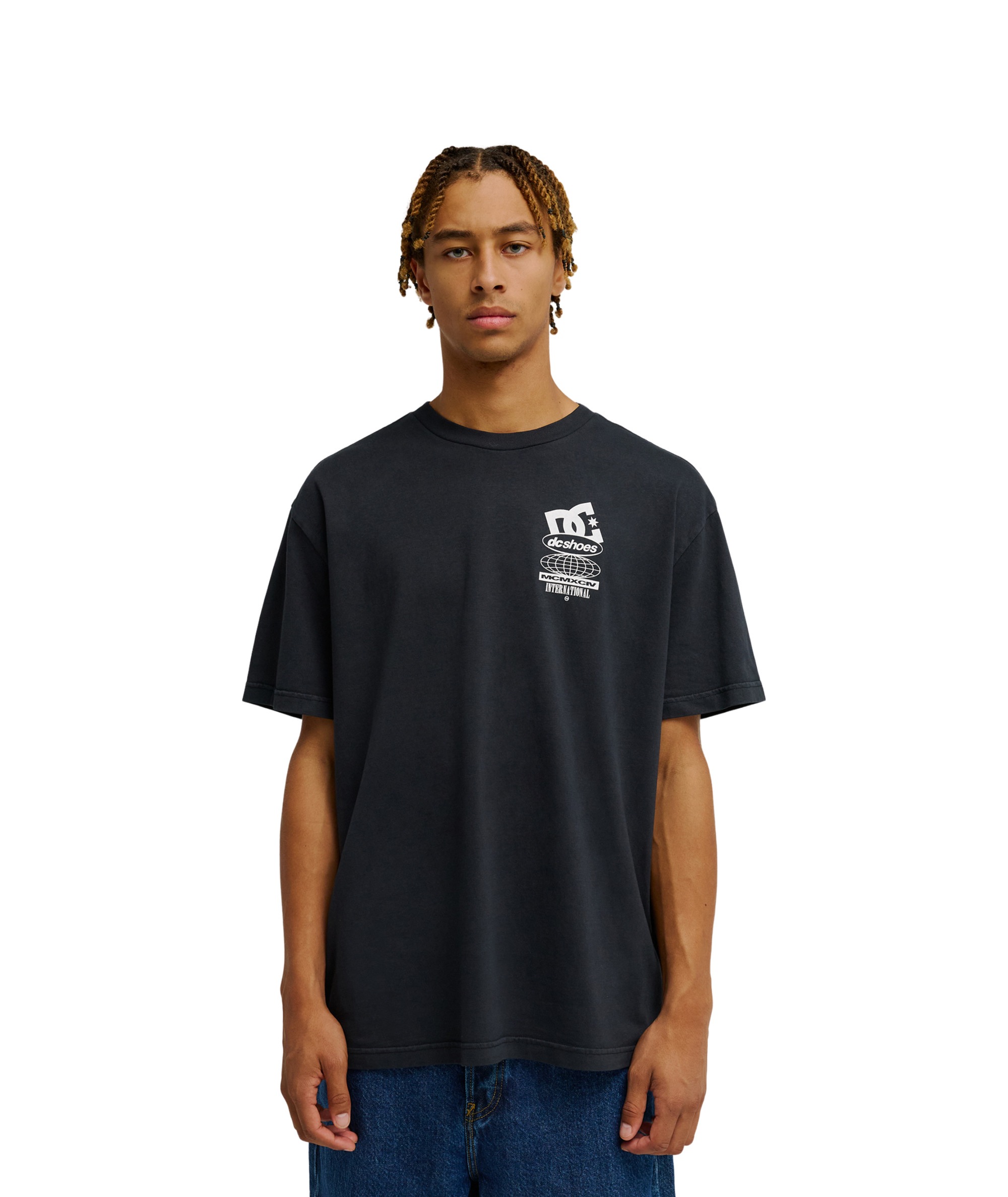 T-Shirt kurzarm DC Sportstack black L