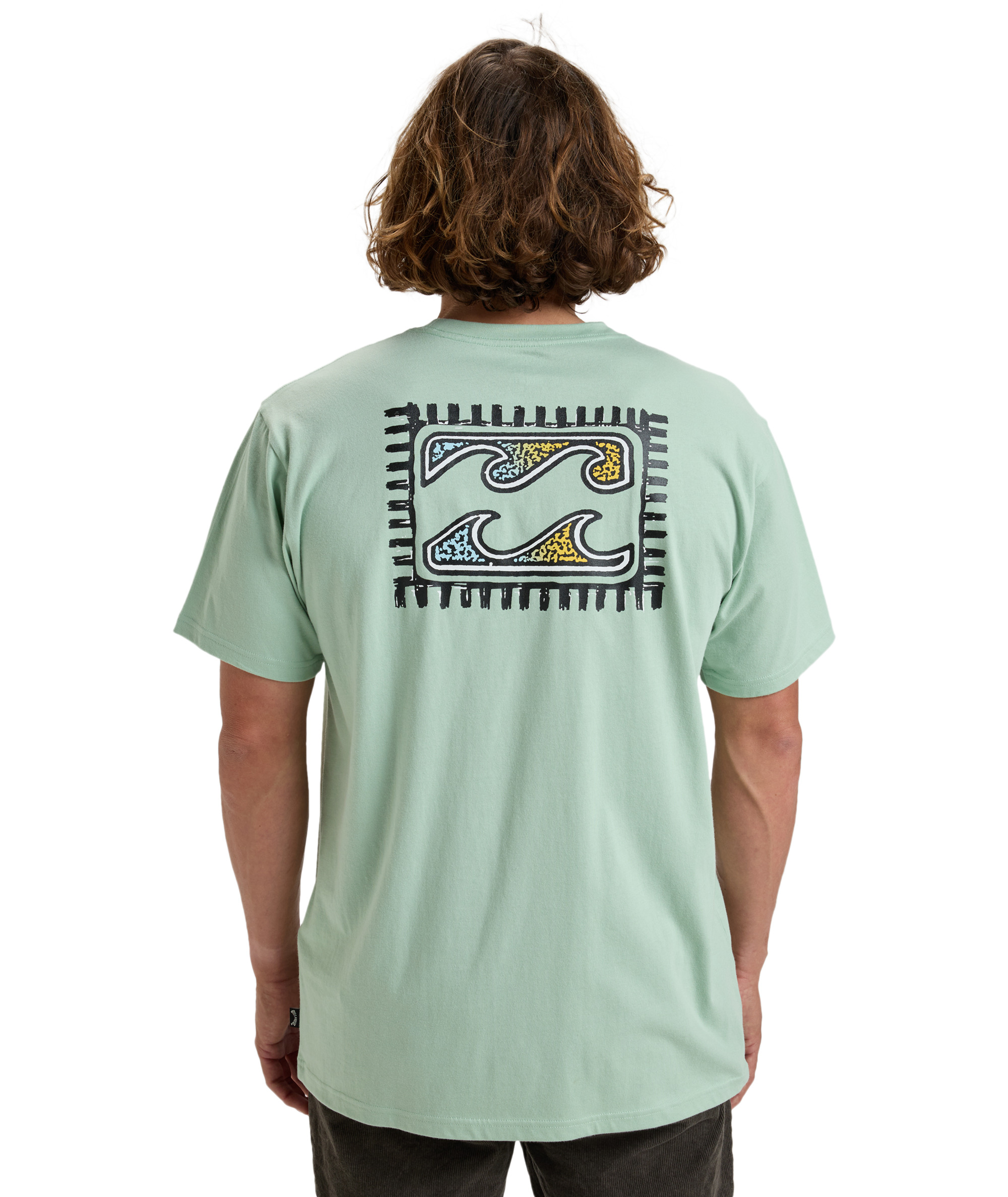 T-Shirt kurzarm, Billabong, Crayon Wave T-Shirt kurzarm, Billabong, Crayon Wave