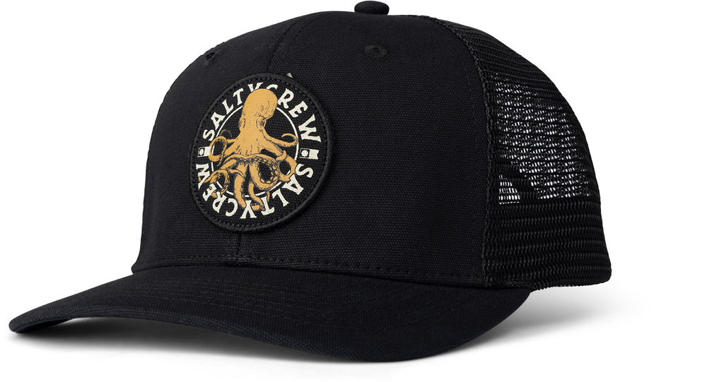 Kappe Salty Crew Tentacles Retro Trucker black